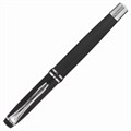 Набор ручек подарочных BRAUBERG Duetto, СИНИЕ, 2 шт.: шариковая, перьевая, черный с хромированными деталями, 143478 143478