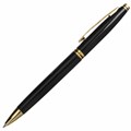 Ручка подарочная шариковая BRAUBERG "De Luxe Black", корпус черный, узел 1 мм, линия письма 0,7 мм, синяя, 141411 141411