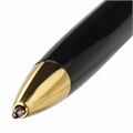Ручка подарочная шариковая BRAUBERG "De Luxe Black", корпус черный, узел 1 мм, линия письма 0,7 мм, синяя, 141411 141411