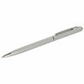 Ручка подарочная шариковая BRAUBERG "Delicate Silver", корпус серебристый, узел 1 мм, линия письма 0,7 мм, синяя, 141401 141401