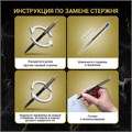 Ручка подарочная шариковая BRAUBERG "Larghetto", СИНЯЯ, корпус черный с хромированными деталями, линия письма 0,5 мм, 143476 143476