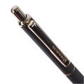 Ручка подарочная шариковая BRAUBERG "Larghetto", СИНЯЯ, корпус черный с хромированными деталями, линия письма 0,5 мм, 143476 143476