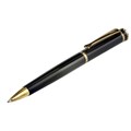 Ручка подарочная шариковая BRAUBERG "Perfect Black", корпус черный, узел 1 мм, линия письма 0,7 мм, синяя, 141416 141416