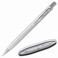 Ручка подарочная шариковая BRAUBERG "Vocale", СИНЯЯ, корпус серебристый с хромированными деталями, линия письма 0,5 мм, 143490 143490