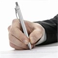 Ручка подарочная шариковая BRAUBERG "Vocale", СИНЯЯ, корпус серебристый с хромированными деталями, линия письма 0,5 мм, 143490 143490