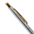 Ручка подарочная шариковая BRAUBERG Brioso, СИНЯЯ, корпус серебристый с золотистыми деталями, линия письма 0,5 мм, 143463 143463