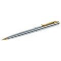 Ручка подарочная шариковая BRAUBERG Maestro, СИНЯЯ, корпус серебристый с золотистым, линия письма 0,5 мм, 143468 143468