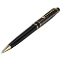 Ручка подарочная шариковая BRAUBERG Sonata, СИНЯЯ, корпус золотистый с черным, линия письма 0,5 мм, 143483 143483