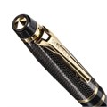 Ручка подарочная шариковая BRAUBERG Sonata, СИНЯЯ, корпус золотистый с черным, линия письма 0,5 мм, 143483 143483