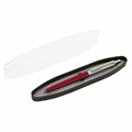 Ручка подарочная шариковая BRAUBERG Soprano, СИНЯЯ, корпус серебристый с бордовым, 0,5мм, 143485 143485