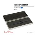 Ручка подарочная шариковая BRUNO VISCONTI "Torino", корпус черный, 0,7 мм, футляр, синяя, 20-0382-09/10 144297