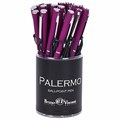 Ручка шариковая BRUNO VISCONTI "Palermo", бордовый металлический корпус, 0,7 мм, синяя, 20-0250/04 144160