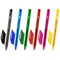Ручки гелевые BRAUBERG "Extra Glide Gel", НАБОР 6 ЦВЕТОВ, трехгранные, игольчатый наконечник 0,7 мм, линия 0,5 мм, 144078 144078