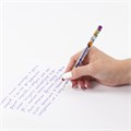 Ручки гелевые ЮНЛАНДИЯ, НАБОР 12 ЦВЕТОВ, БЛЕСТКИ, корпус с печатью, узел 0,7 мм, линия письма 0,5 мм, 142805 142805