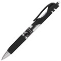 Ручка гелевая автоматическая с грипом BRAUBERG "Black Jack", ЧЕРНАЯ, трехгранная, узел 0,7 мм, линия письма 0,5 мм, 141552 141552