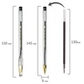 Ручка гелевая BRAUBERG "EXTRA GLD", ЧЕРНАЯ, корпус прозрачный, узел 0,5 мм, линия 0,35 мм, 143901 143901
