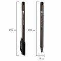 Ручка гелевая BRAUBERG "Extra Glide Gel", ЧЕРНАЯ, трехгранная, игольчатый наконечник 0,7 мм, линия 0,5 мм, 144077 144077