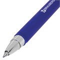 Ручка гелевая BRAUBERG "Matt Gel", СИНЯЯ, корпус soft-touch, узел 0,5 мм, линия 0,35 мм, 142945 142945