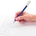 Ручка гелевая BRAUBERG "Matt Gel", СИНЯЯ, корпус soft-touch, узел 0,5 мм, линия 0,35 мм, 142945 142945