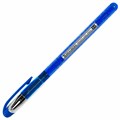Ручка гелевая BRAUBERG "Profi-Gel PRO", СИНЯЯ, линия письма 0,4 мм, игольчатый наконечник 0,5 мм, печать на корпусе, 144125 144125