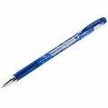 Ручка гелевая BRAUBERG "Profi-Gel PRO", СИНЯЯ, линия письма 0,4 мм, игольчатый наконечник 0,5 мм, печать на корпусе, 144125 144125