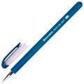 Ручка гелевая BRAUBERG "Profi-Gel SOFT", СИНЯЯ, линия письма 0,4 мм, стандартный наконечник 0,5 мм, прорезиненный корпус SOFT-TOUCH, 144130 144130