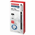 Ручка гелевая BRAUBERG "Profi-Gel SOFT", ЧЕРНАЯ, линия письма 0,4 мм, стандартный наконечник 0,5 мм, прорезиненный корпус SOFT-TOUCH, 144129 144129