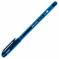 Ручка гелевая BRAUBERG "Profi-Gel TONE", СИНЯЯ, линия письма 0,4 мм, стандартный наконечник 0,5 мм, тонированный корпус, 144128 144128