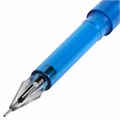 Ручка гелевая BRAUBERG DIAMOND NEON, ЧЕРНАЯ, корпус ассорти, игольчатый узел 0,5 мм, линия письма 0,25 мм, 144132 144132