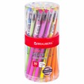 Ручка гелевая BRAUBERG DIAMOND NEON, ЧЕРНАЯ, корпус ассорти, игольчатый узел 0,5 мм, линия письма 0,25 мм, 144132 144132