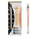 Ручка гелевая CROWN "Hi-Jell Pastel", ОРАНЖЕВАЯ ПАСТЕЛЬ, узел 0,8 мм, линия письма 0,5 мм, HJR-500P 143640
