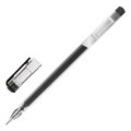 Ручка гелевая STAFF "Basic" GP-675, ЧЕРНАЯ, длина письма 1000 м, игольчатый узел 0,5 мм, линия письма 0,35 мм, 143675 143675