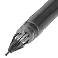 Ручка гелевая STAFF "Basic" GP-675, ЧЕРНАЯ, длина письма 1000 м, игольчатый узел 0,5 мм, линия письма 0,35 мм, 143675 143675