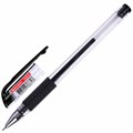 Ручка гелевая с грипом BRAUBERG "EXTRA GT NEEDLE", ЧЕРНАЯ, игольчатый узел 0,5 мм, линия 0,35 мм, 143918 143918