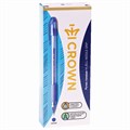 Ручка гелевая с грипом CROWN "Hi-Jell Needle Grip", СИНЯЯ, узел 0,7 мм, линия письма 0,5 мм, HJR-500RNB 143063