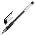 Ручка гелевая с грипом STAFF "Basic Needle" GP-679, ЧЕРНАЯ, игольчатый узел 0,5 мм, линия письма 0,35 мм, 143679 143679