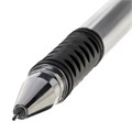 Ручка гелевая с грипом STAFF "Basic Needle" GP-679, ЧЕРНАЯ, игольчатый узел 0,5 мм, линия письма 0,35 мм, 143679 143679