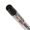 Ручка гелевая с грипом STAFF "College" GP-180, ЧЕРНАЯ, корпус прозрачный, игольчатый узел 0,6 мм, линия письма 0,3 мм, 143016 143016