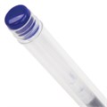 Ручка гелевая с грипом STAFF "EVERYDAY" GP-191, СИНЯЯ, корпус прозрачный, узел 0,5 мм, линия письма 0,35 мм, 141822 141822