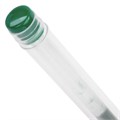 Ручка гелевая с грипом STAFF "EVERYDAY" GP-194, ЗЕЛЕНАЯ, корпус прозрачный, узел 0,5 мм, линия письма 0,35 мм, 141825 141825