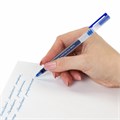 Ручки гелевые BRAUBERG "X-WRITER 1800", УВЕЛИЧЕННАЯ ДЛИНА ПИСЬМА 1 800 м, СИНИЕ, КОМПЛЕКТ 10 ШТУК, стандартный узел 0,5 мм, 144137 144137