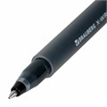 Ручки гелевые BRAUBERG X-WRITER 1800, УВЕЛИЧЕННАЯ ДЛИНА ПИСЬМА 1 800 м, ЧЕРНЫЕ, КОМПЛЕКТ 10 ШТУК, стандартный узел 0,5 мм, 144138 144138
