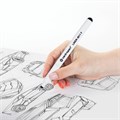 Ручка капиллярная (линер) ЧЕРНАЯ CENTROPEN "Liner", трехгранная, линия письма 0,3 мм, 4611, 2 4611 0112 142292