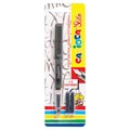 Ручка перьевая CARIOCA "Stilo", иридиевое перо, 2 сменных картриджа, корпус ассорти, Италия, 42303 143241