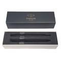 Набор PARKER "Jotter Stainless Steel GT": шариковая ручка синяя и перьевая ручка, 2093257 143360