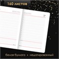 Ручка перьевая PARKER "IM Achromatic Black BT", ежедневник А5 черный, пакет, 880901 880901