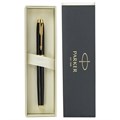 Ручка перьевая PARKER "IM Core Black Lacquer GT", ежедневник А5 черный, пакет, 880900 880900