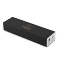 Ручка перьевая PARKER "IM Core Brushed Metal GT", серебристый матовый лак, позолота, синяя, 1931649 142540