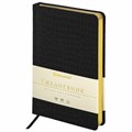 Ручка перьевая PARKER "Jotter Core Stainless Steel GT", ежедневник А5 черный, пакет, 880902 880902