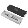 Ручка перьевая PARKER "Jotter Stainless Steel GT", корпус серебристый, позолота, синяя, 2030948 142939